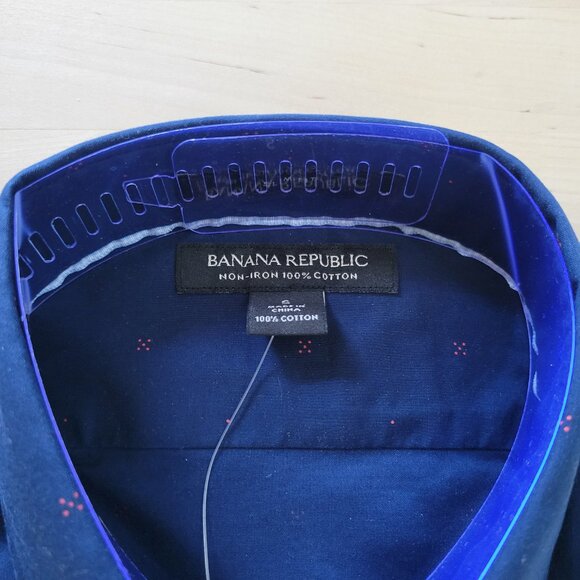 NEW Banana Republic Men's Slim Fit Non-Iron Dress Shirt - Picture 8 of 8
